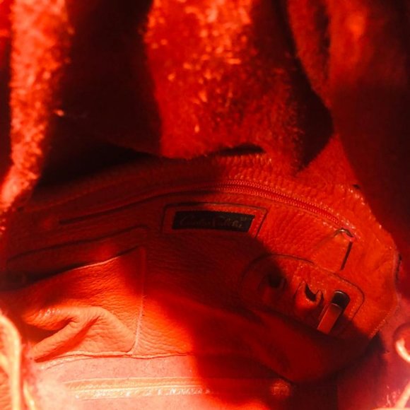 Carlos Falchi buffalo bag  in corvette red - Picture 4 of 12